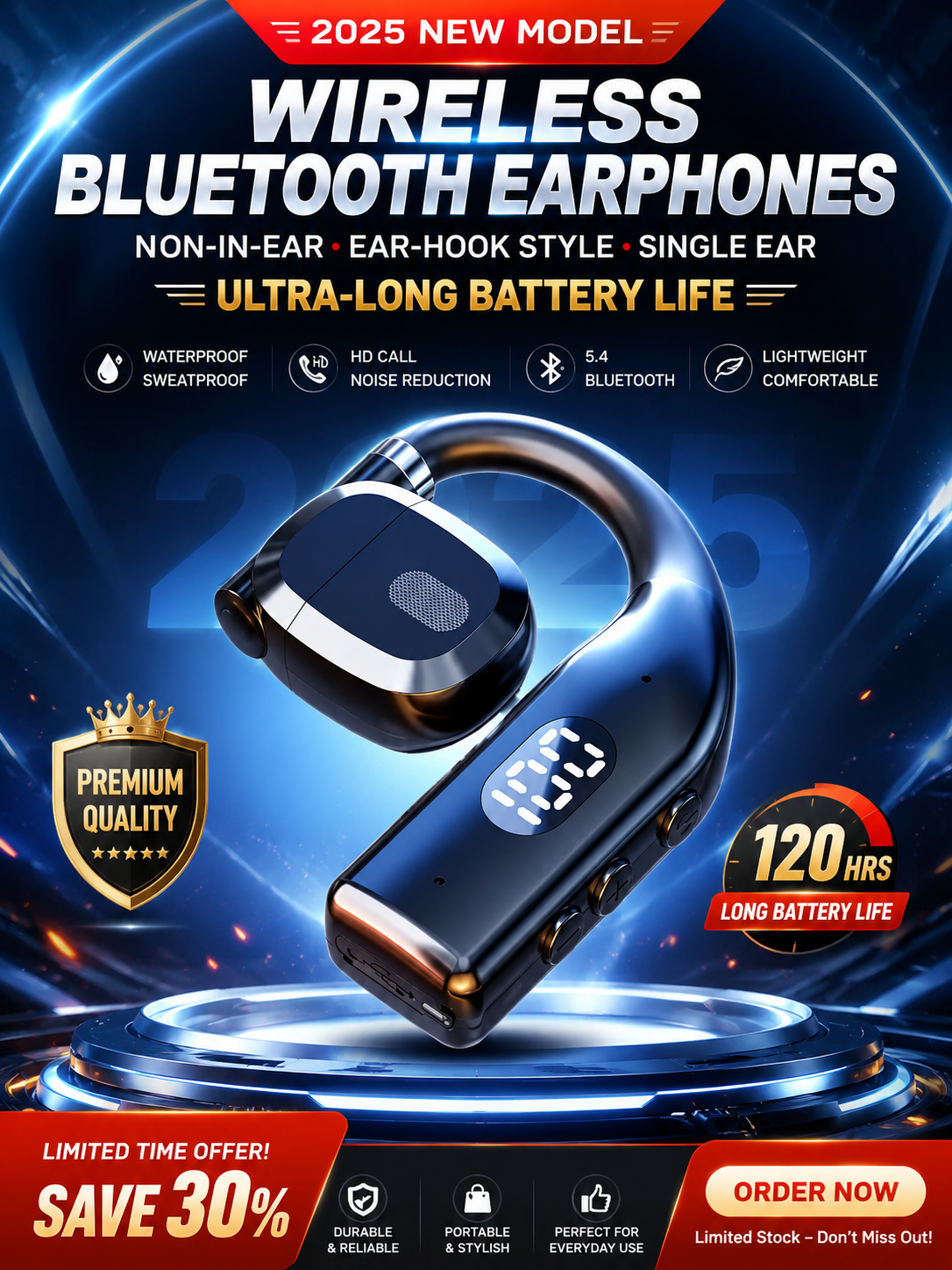 Wireless Bluetooth Earphones